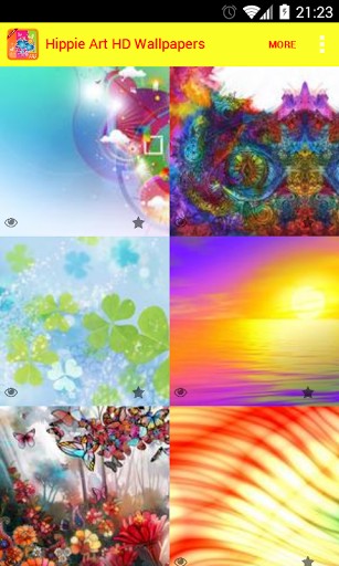 Bigger Hippie Art HD Wallpaper For Android Screenshot