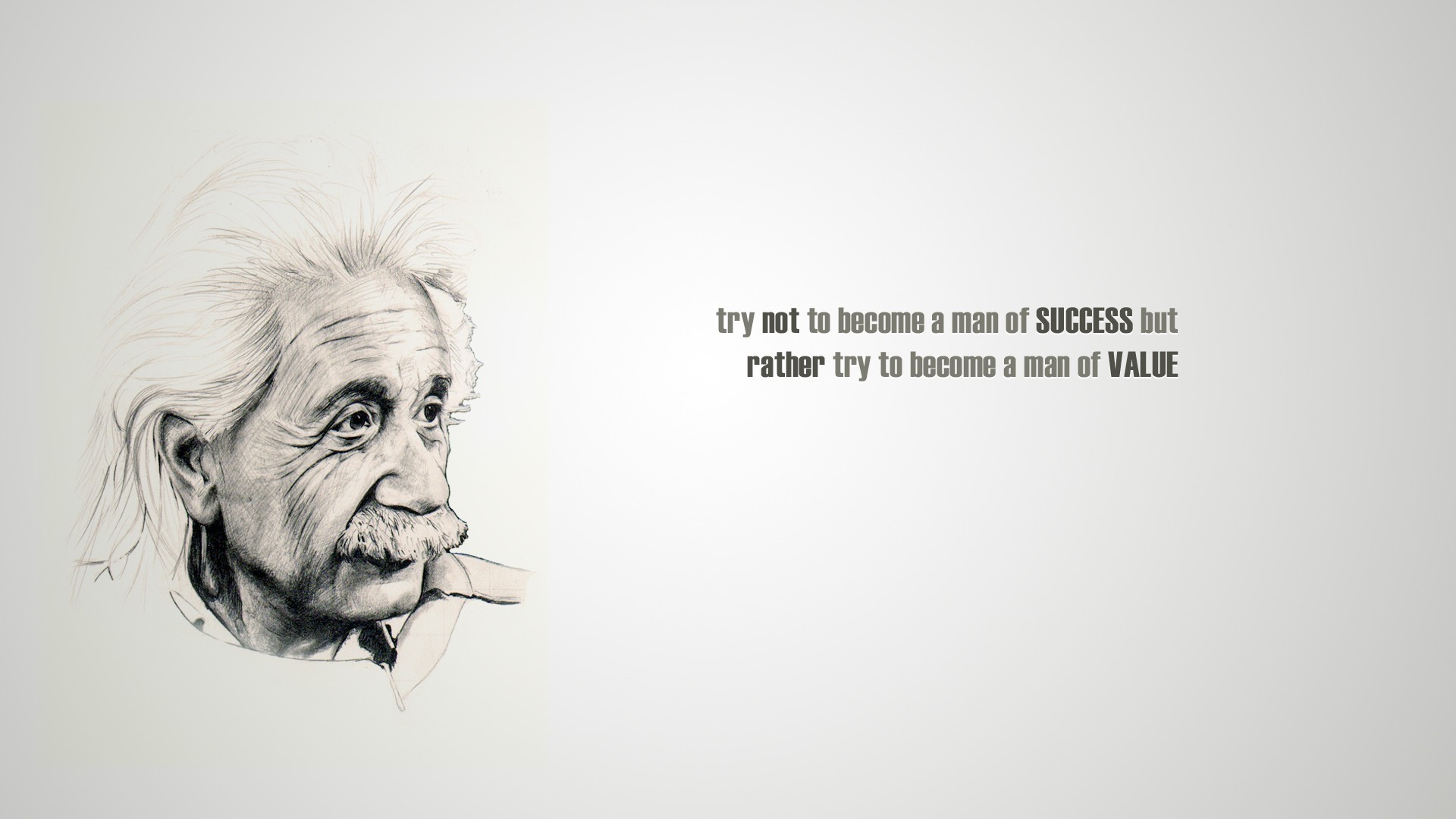 Famous Quote On Success And Value HD Wallpaper