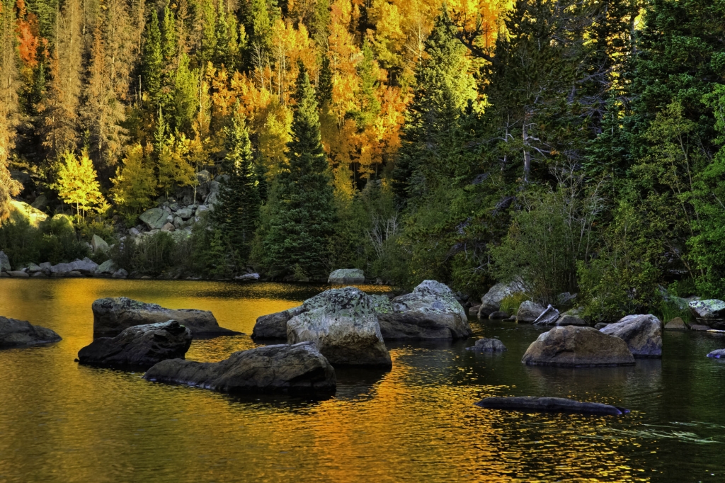 Autumn Sunset In Rocky Mountain National Park Colorado Beautiful