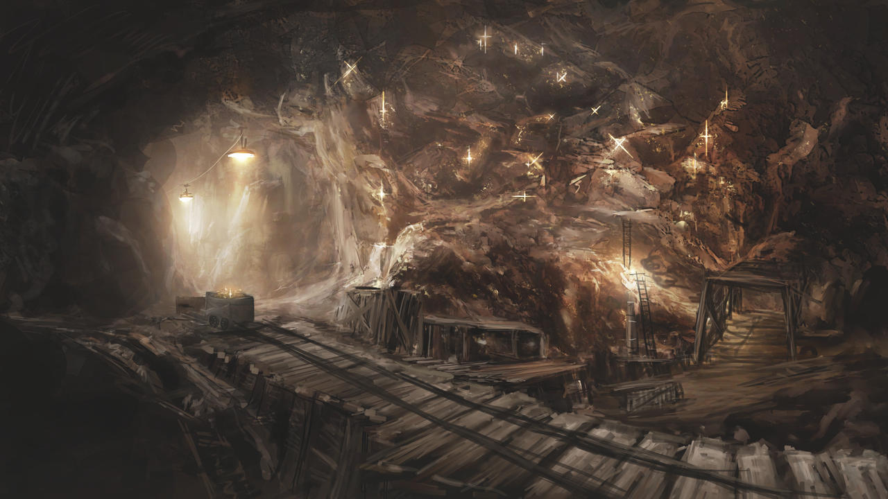 Goldmine By Alexlinde Wallpaper