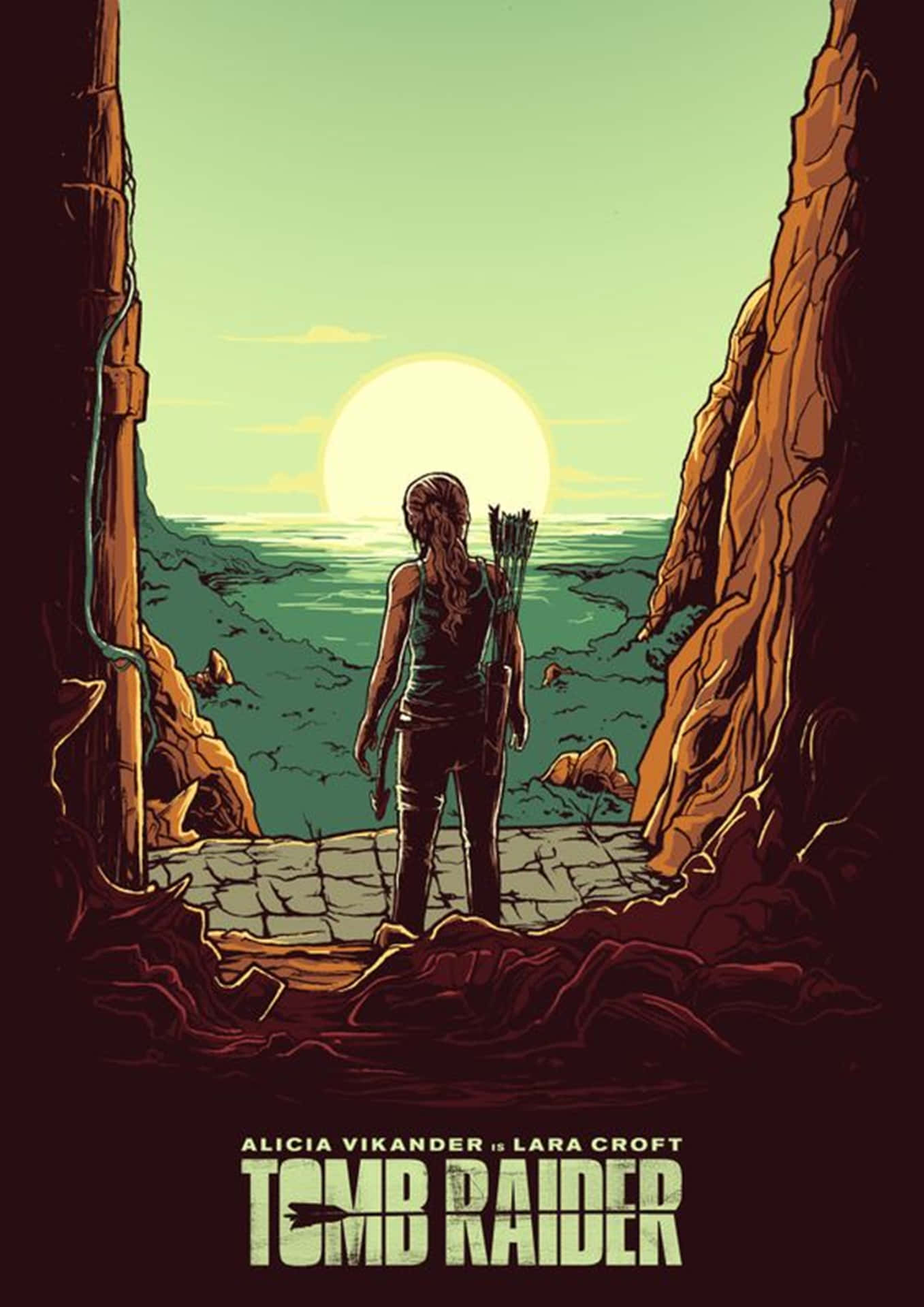 Explore Lara Croft S Worlds On The Tomb Raider Wallpaper