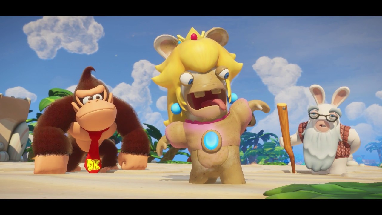 Mario Rabbids Kingdom Battle Donkey Kong Adventure Gameplay