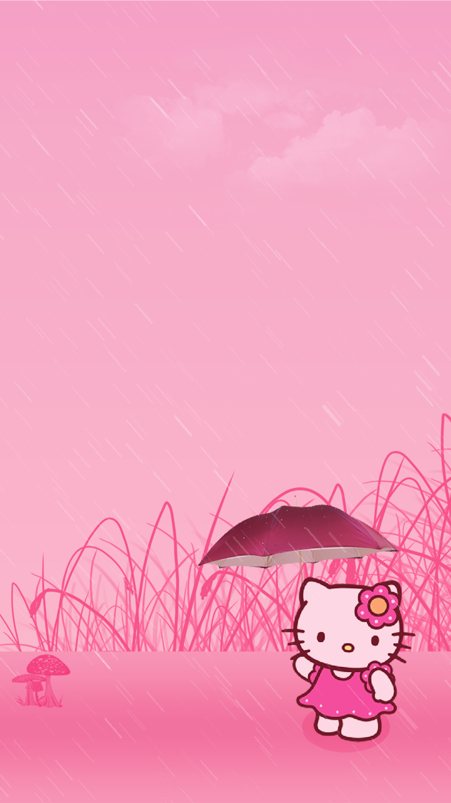 Hello Kitty Wallpaper With Pink Background gambar ke 11