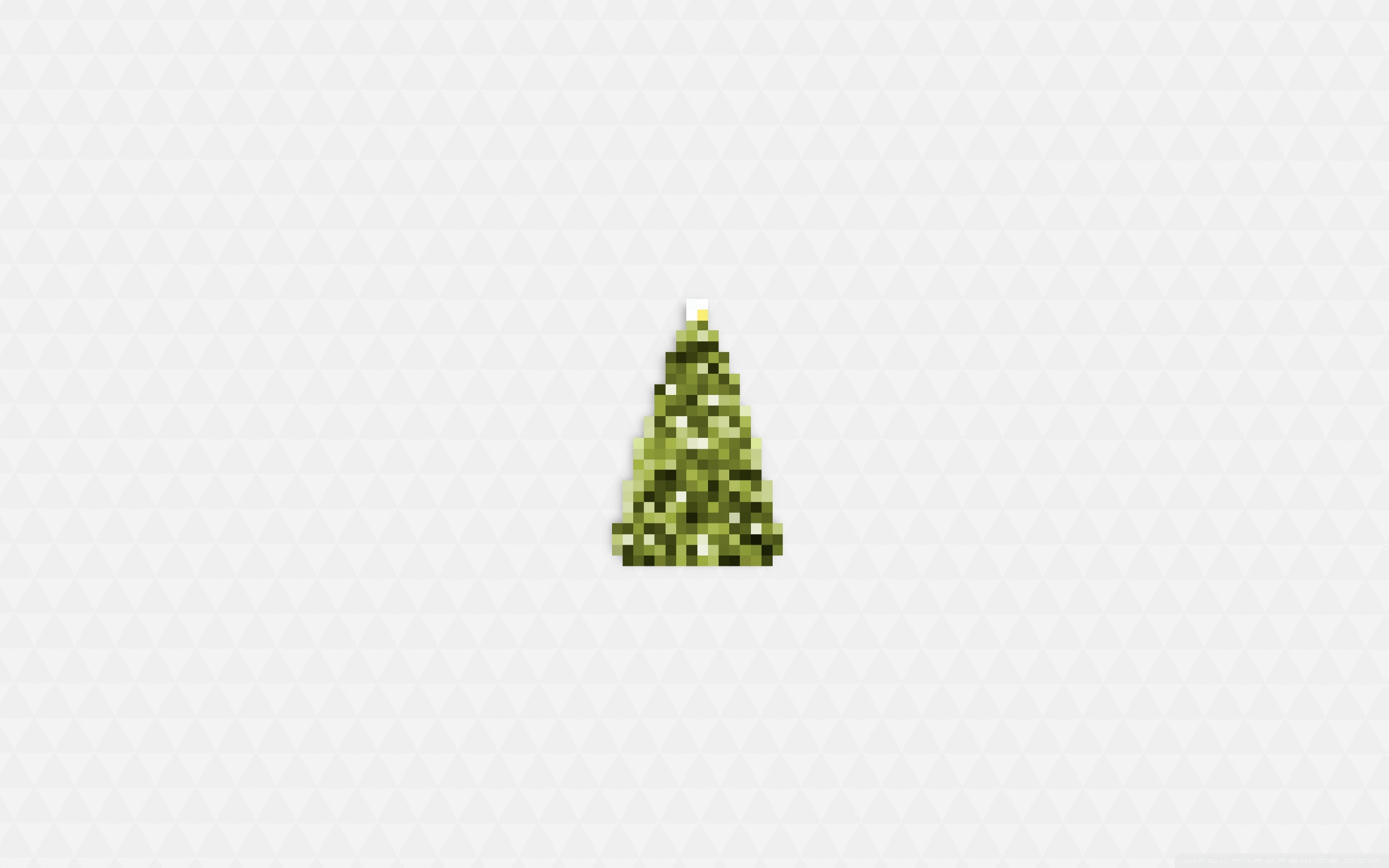 Merry Christmas Tree Daylight Ultra HD Desktop Background