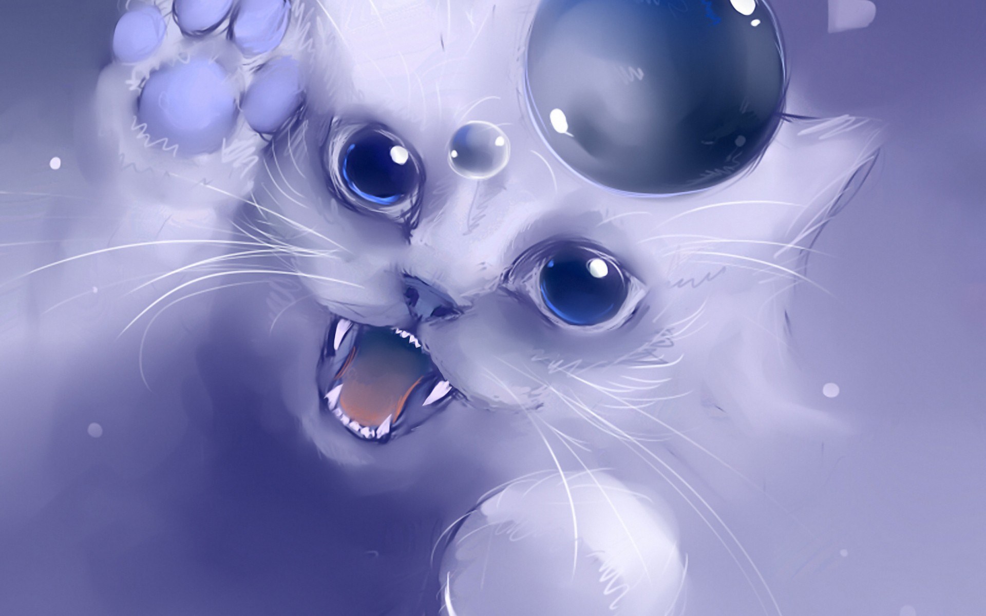  44 Anime  Cat  Wallpaper  on WallpaperSafari