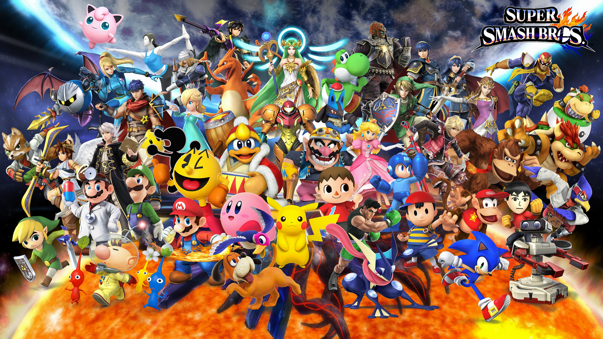 Super Smash Bros For Nintendo 3ds And Wii U All Characters