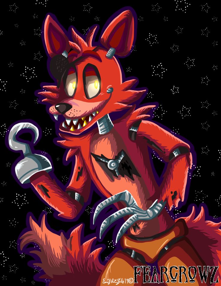 Withered Foxy HD wallpaper