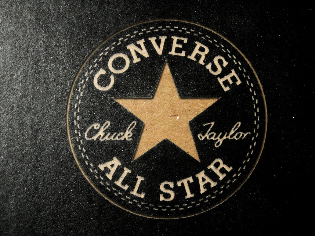 Converse All Star Logo Wallpaper By Vlooyoo