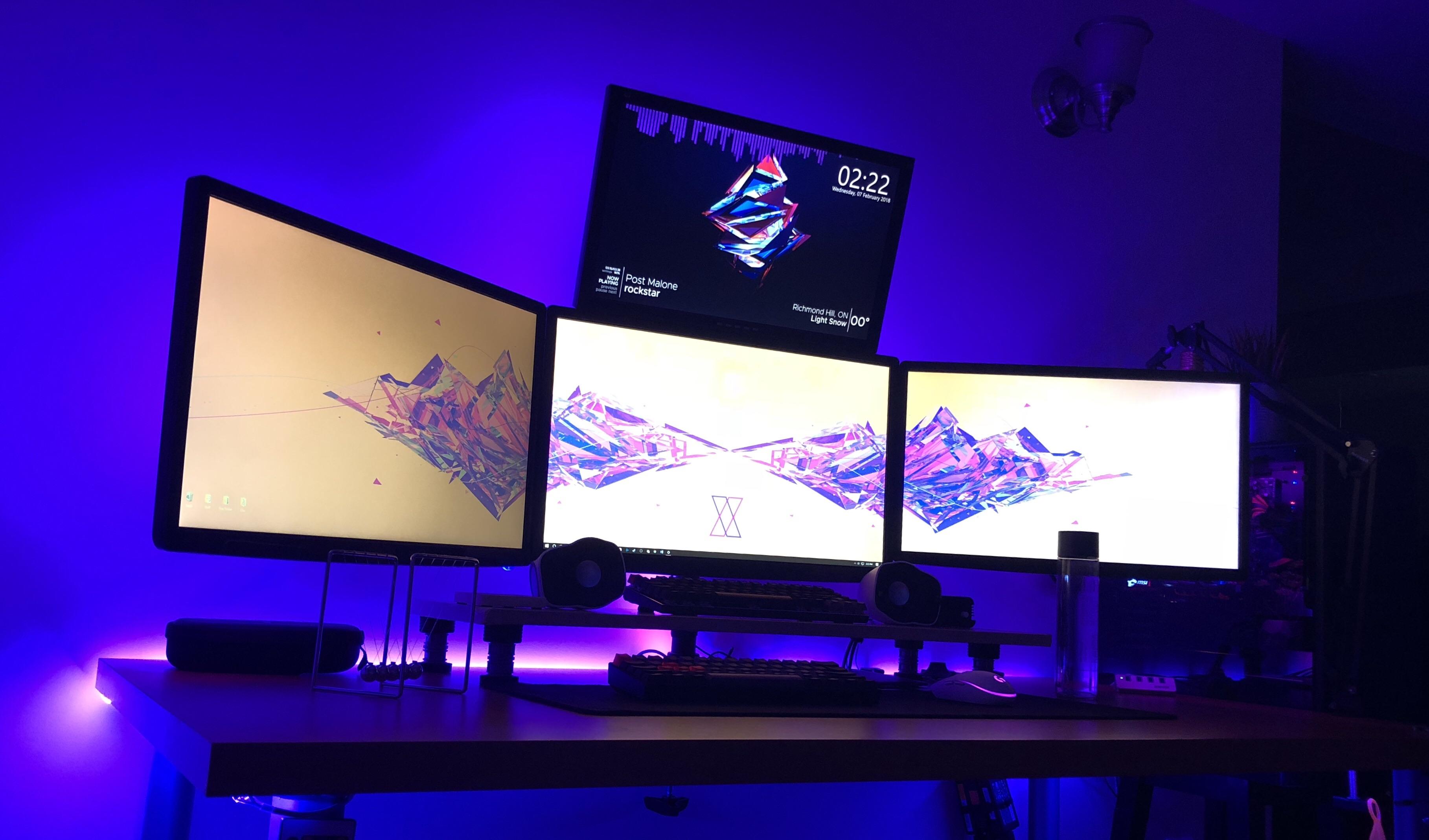 My Overhead Battlestation Wallpaper Cues From Unbox Therapy