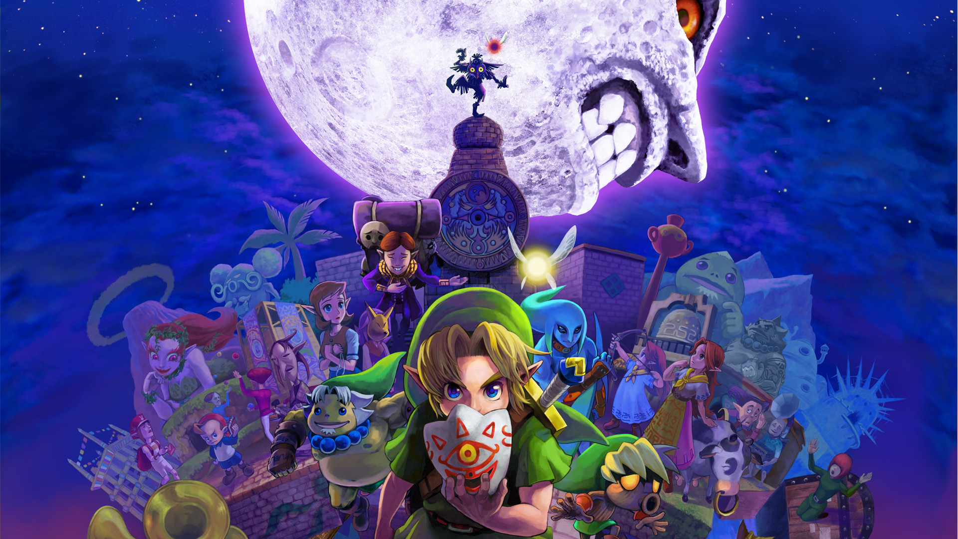 The Legend Of Zelda Majora S Mask Desktop Wallpaper 3ds
