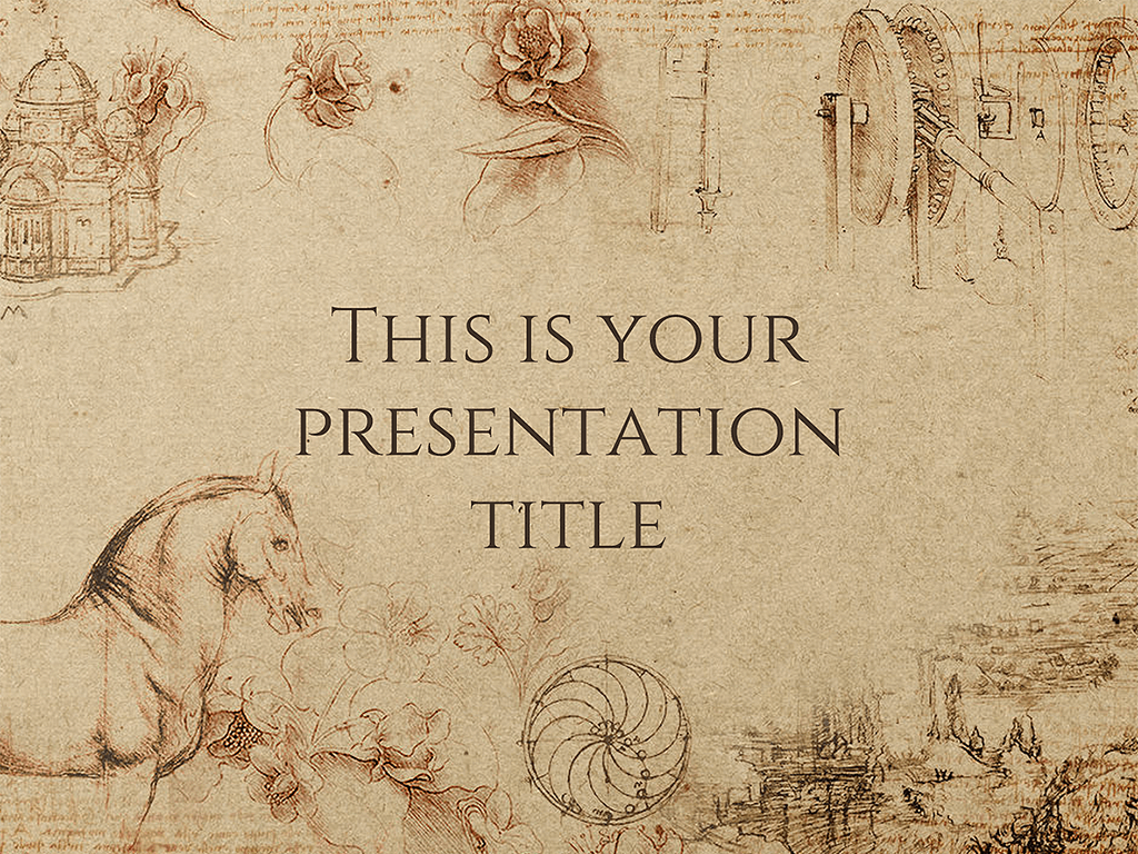 Presentation Template Historical Style History Background