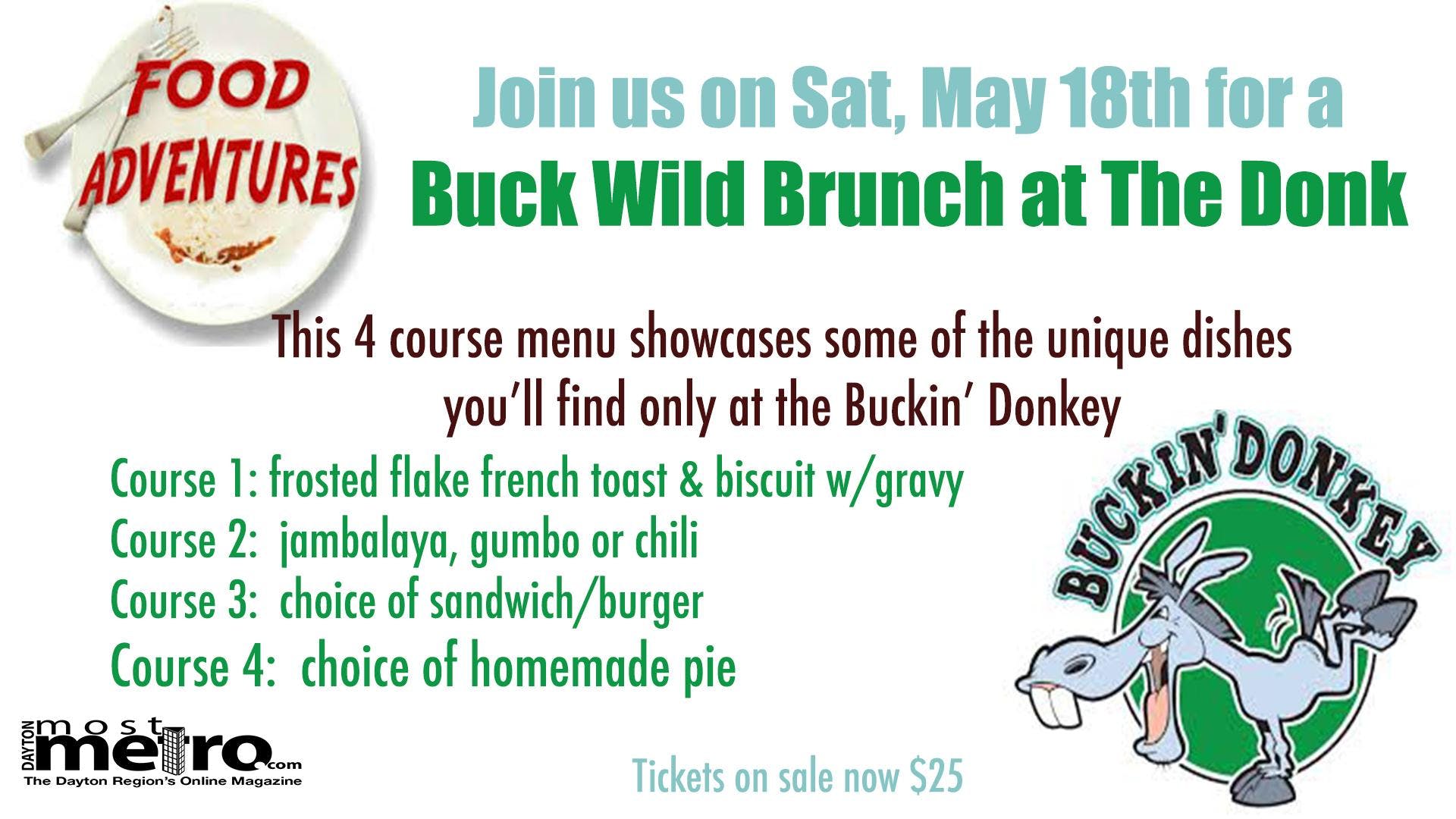 Food Adventure Buck Wild Brunch At The Donk May