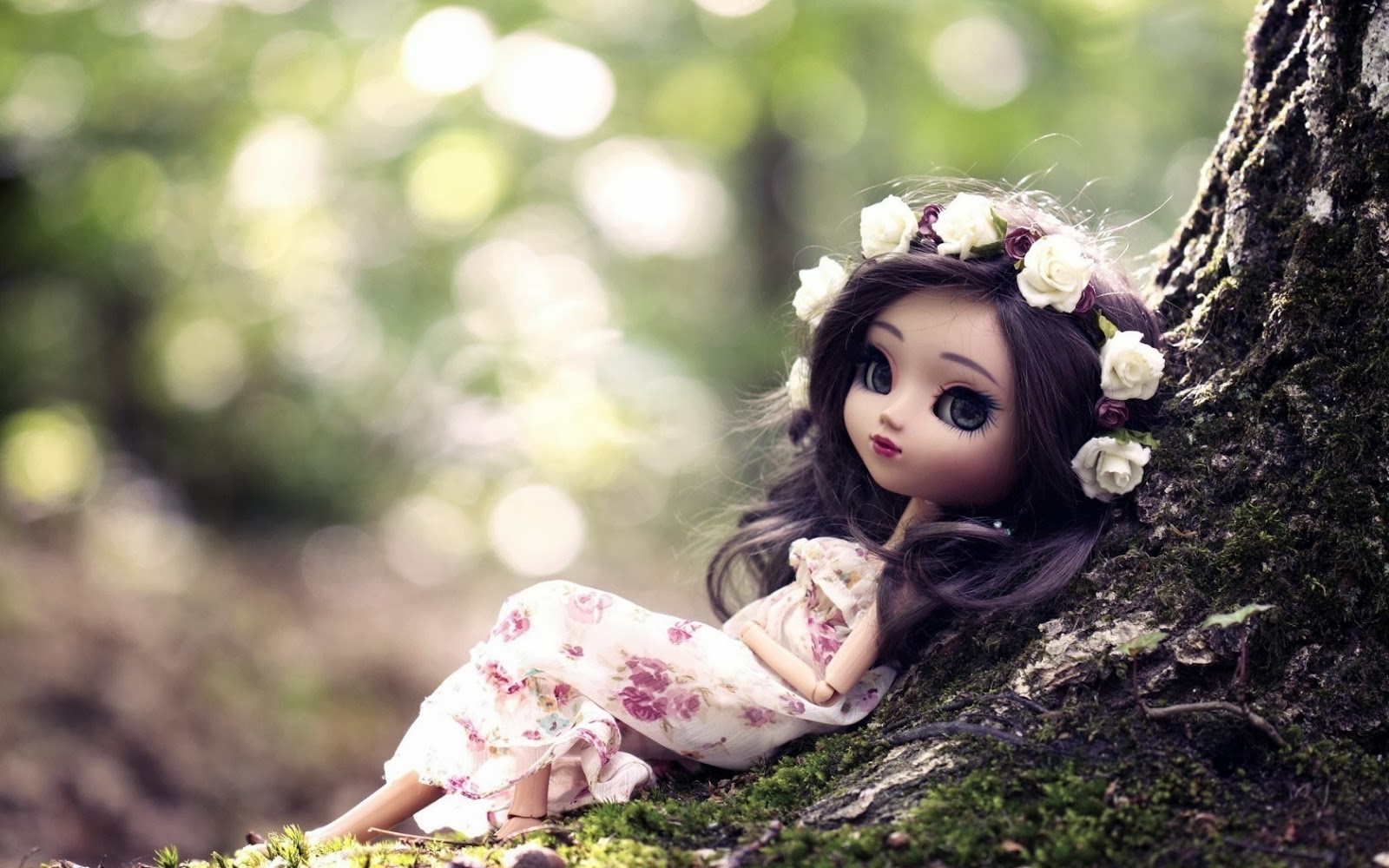 HD Wallpaper Cute Dolls Are Situated