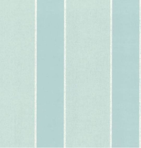 Wallpaper Soft Blue and White Wide Stripe by WallpaperYourWorld