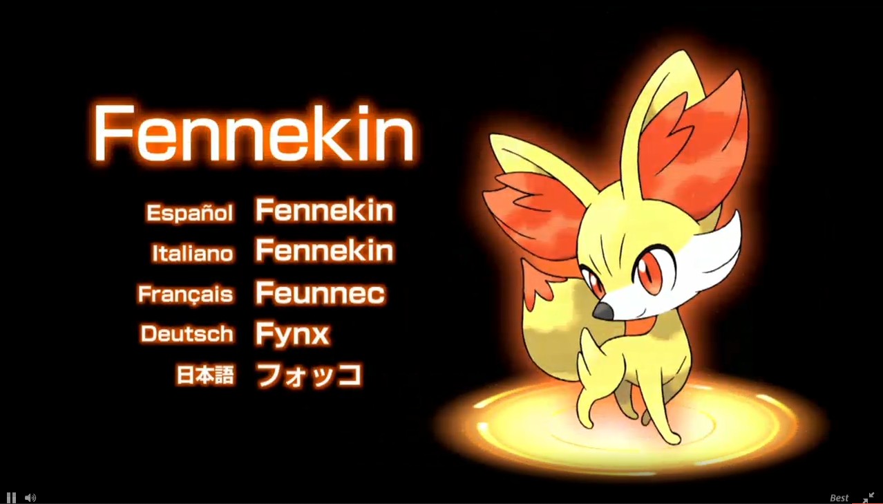Pokemon X Y Starters Fennekin HD Wallpaper Of Cartoon
