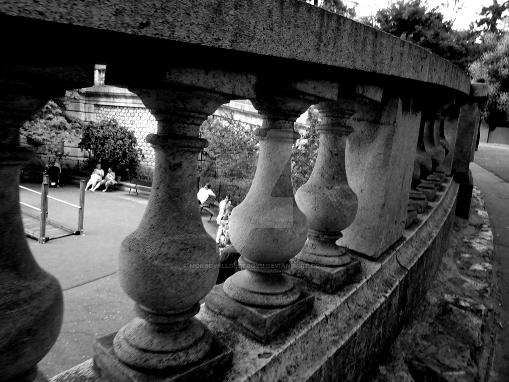 Stone Railing By Morbowilldestroyu