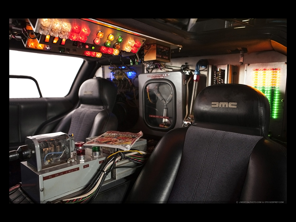 2014 DeLorean Time Machine by Team TimeCar   Interior   1   1024x768
