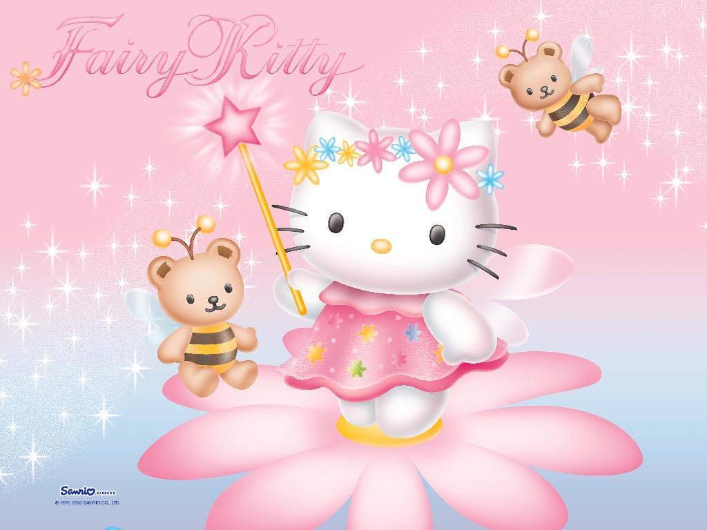 Hello Kitty Wallpaper In Cartoon