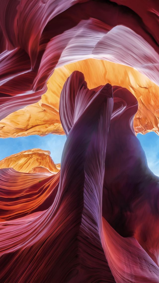 Wallpaper Antelope Canyon Arizona Usa 4k Nature