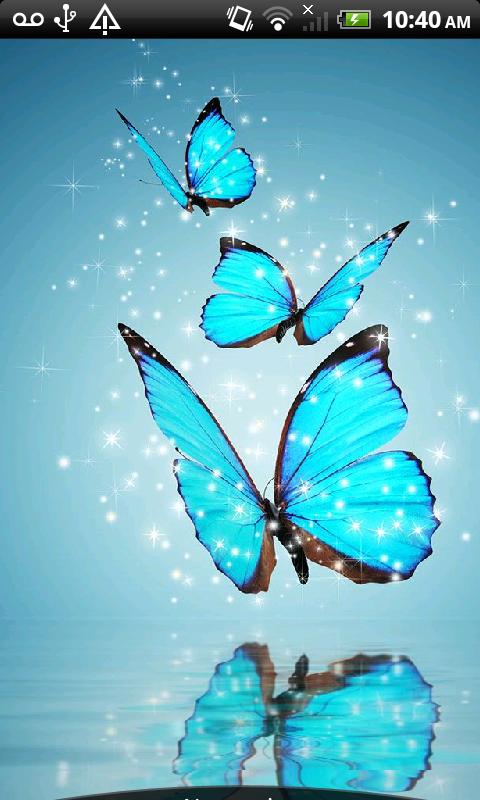 Araleee Butterflies Animated Butterfly Glitter Graphics Clipart