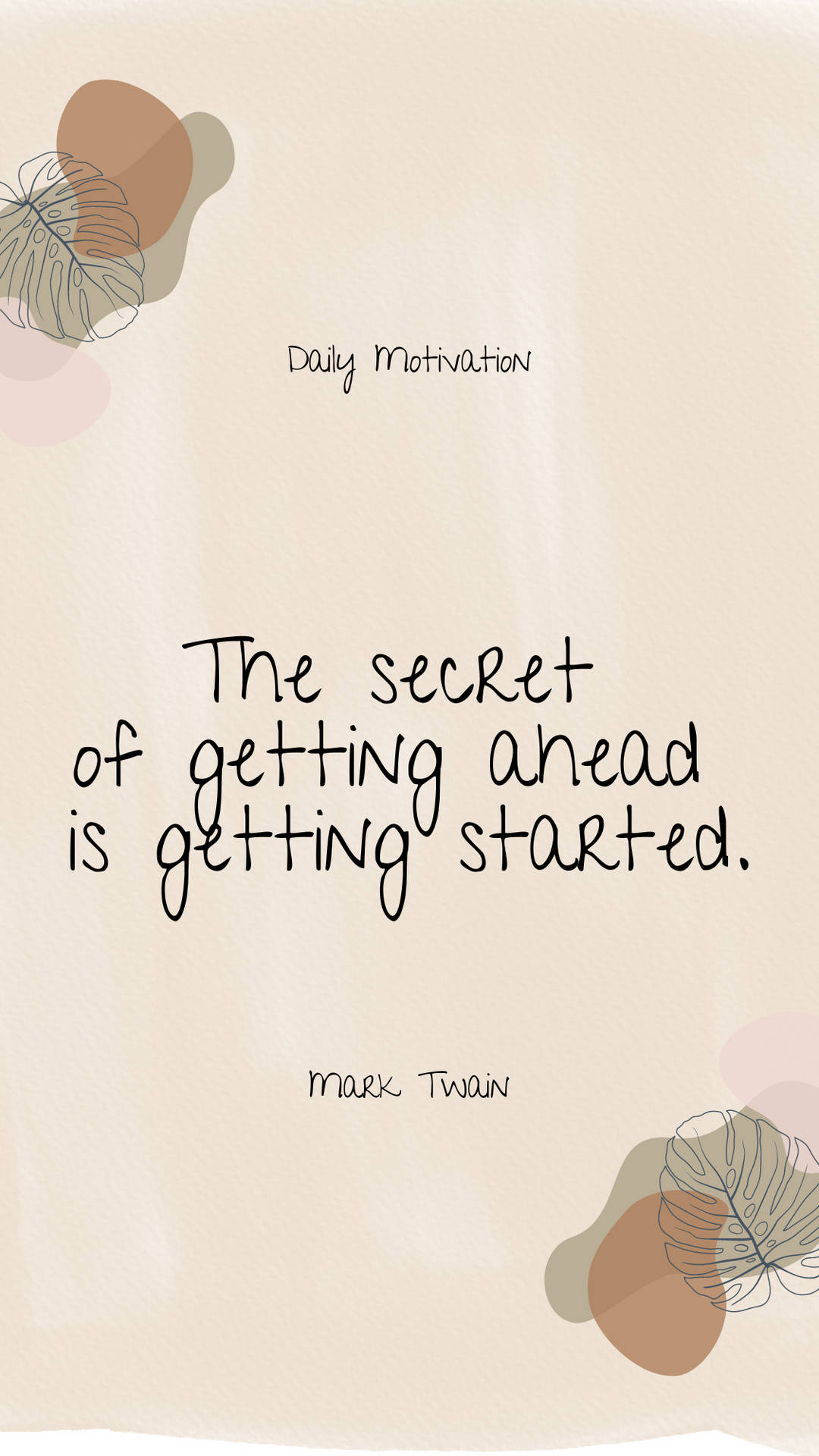 Motivational Quotes Aesthetic Wallpaper
