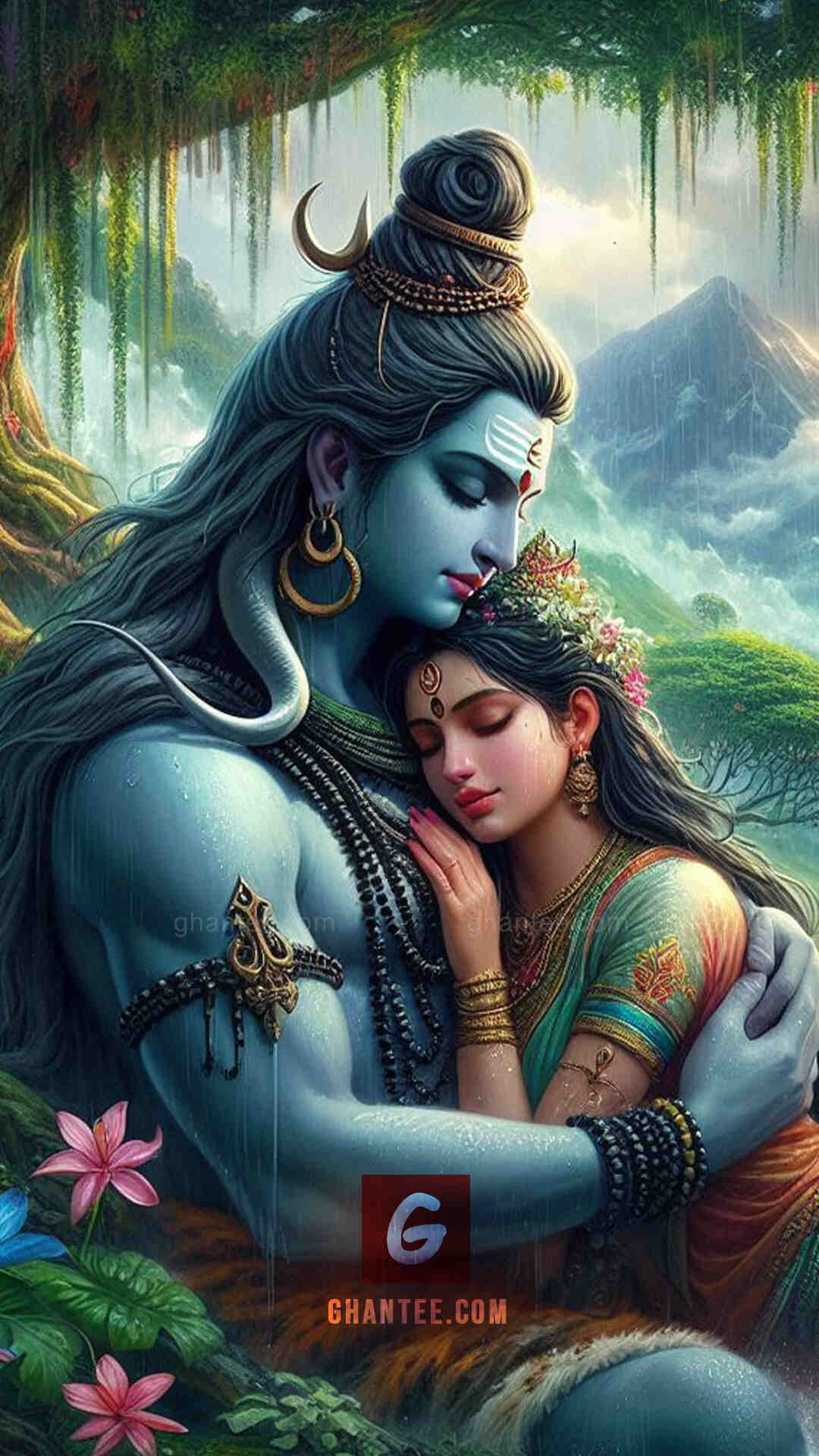 Shiva Parvati Image Wallpaper