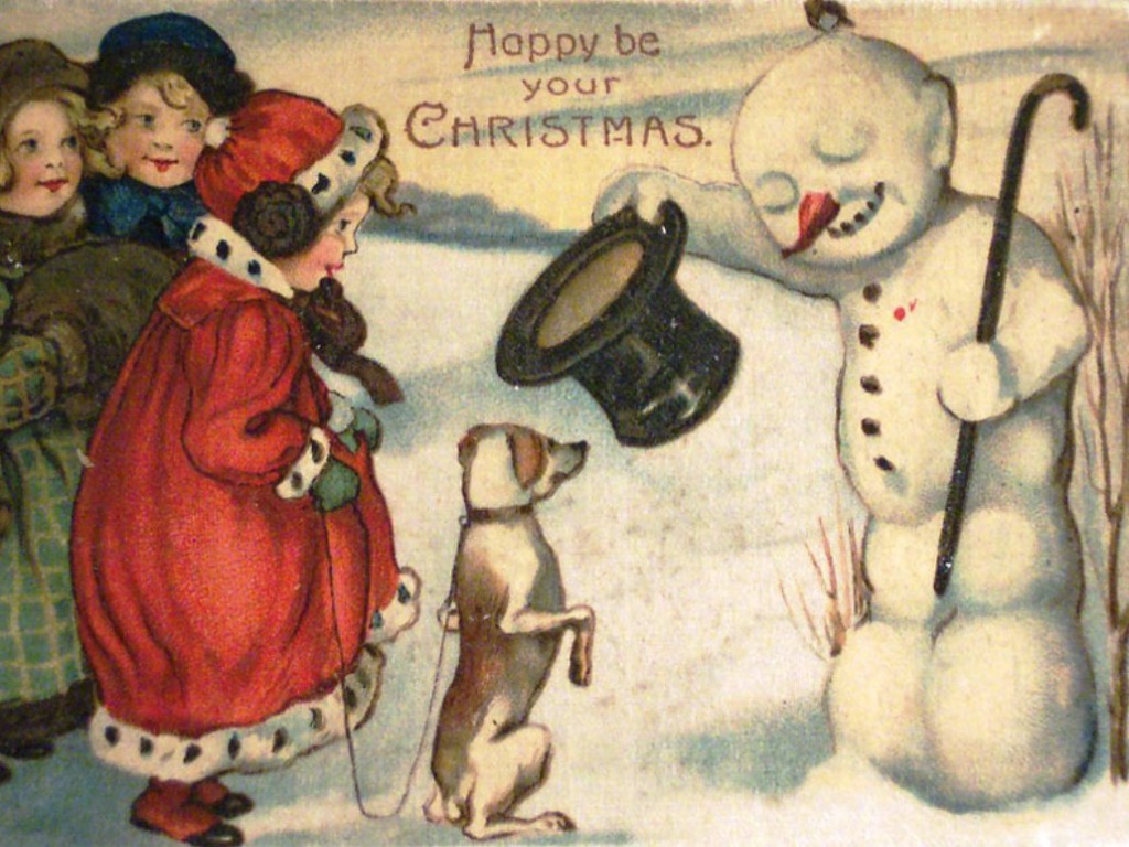 Vintage Christmas Wallpaper