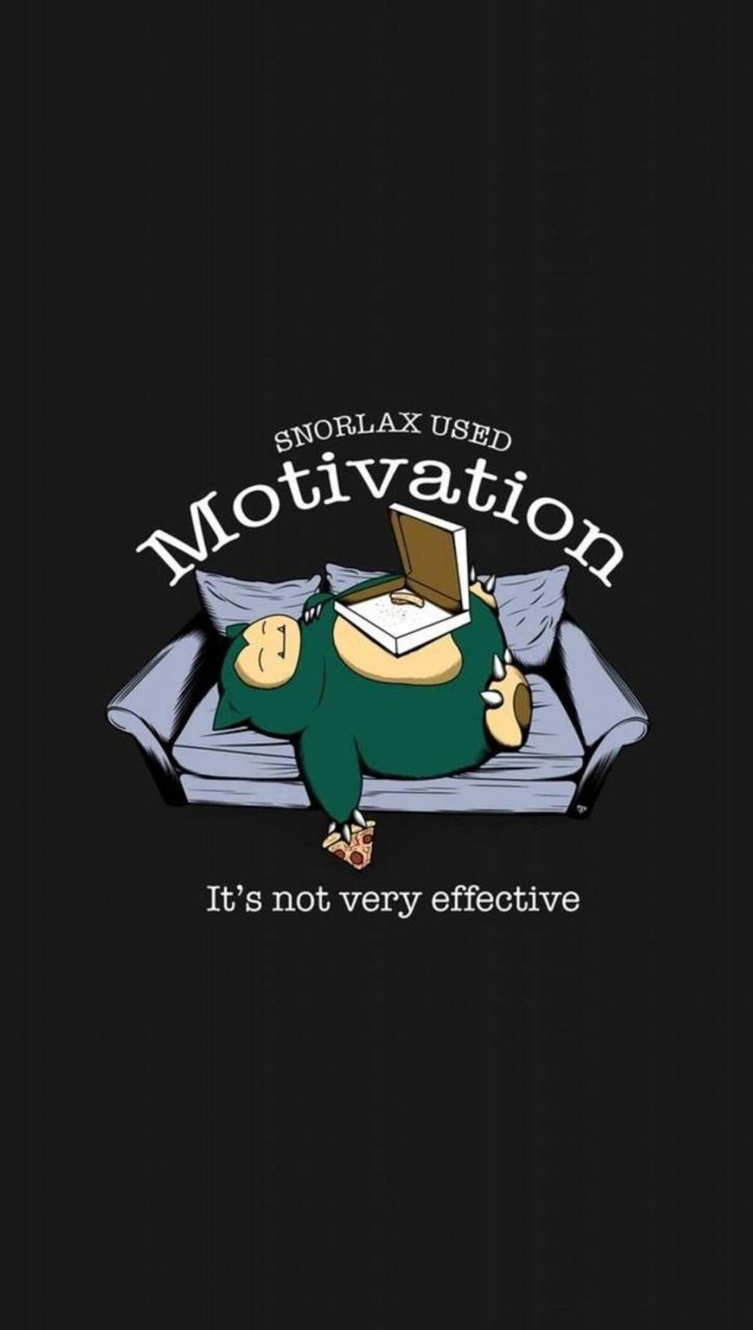 Download Snorlax Motivation Phone Wallpaper