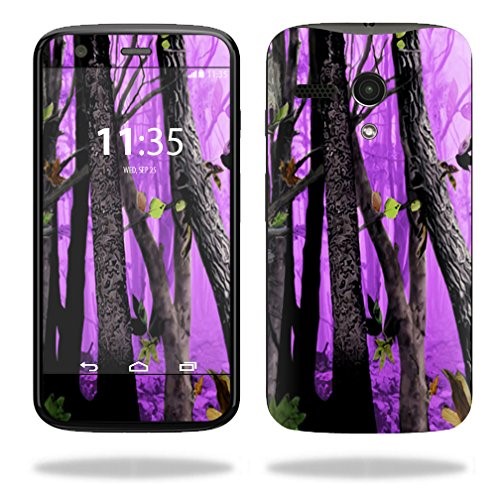 Decal For Motorola Moto G Wrap Cover Sticker Skins Purple Tree Camo
