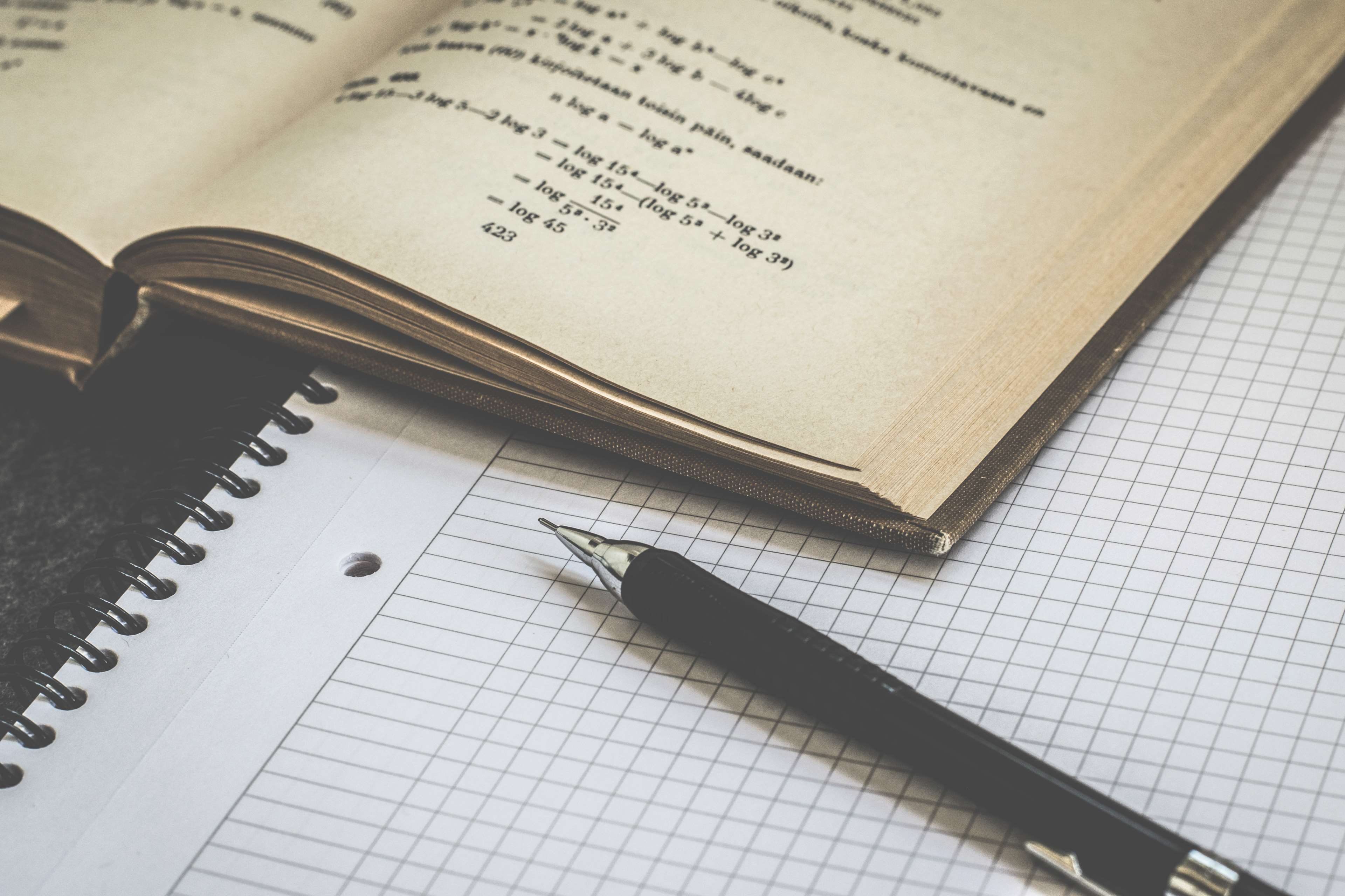 Book Education Graphing Paper Homework Learning Math