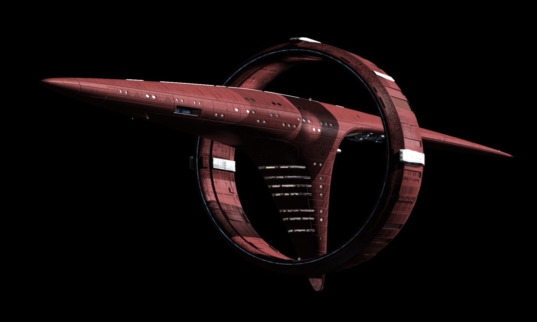 Vulcan Ringship Concept Wallpaper