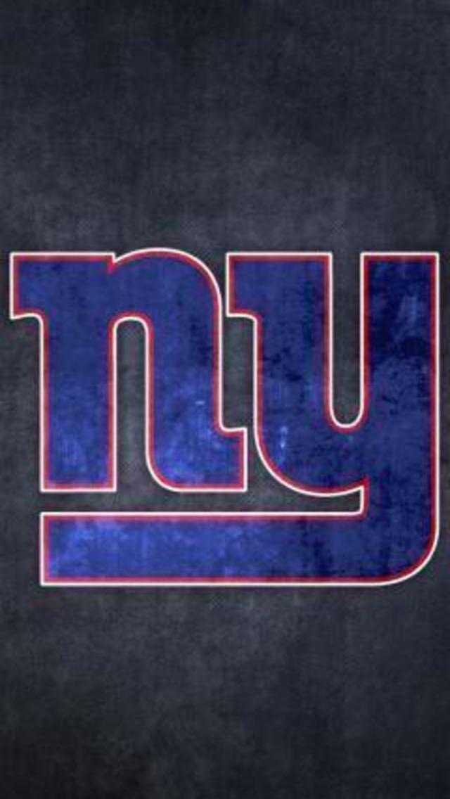 New York Giants Grungy Wallpaper For iPhone