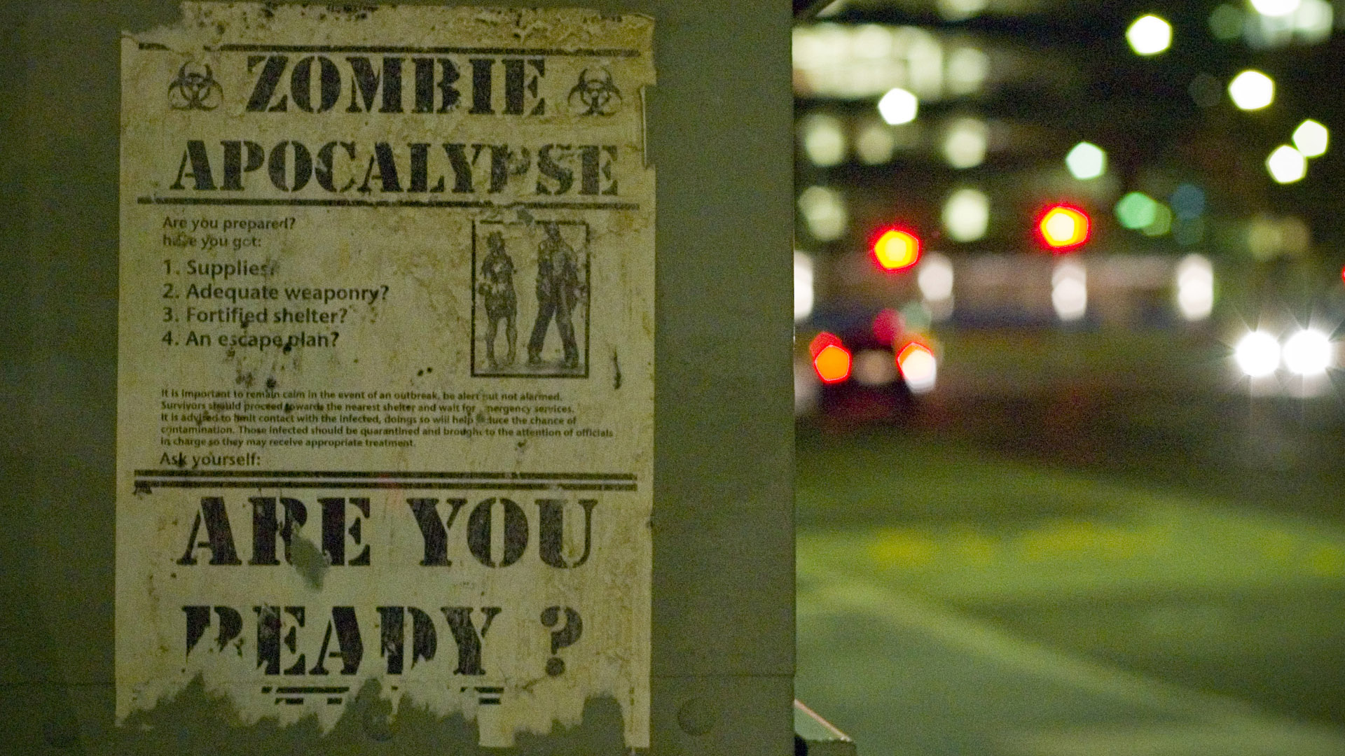Zombie Apocalypse You Ready Wallpaper