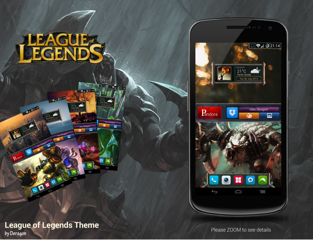League Of Legends Theme By Deragon2