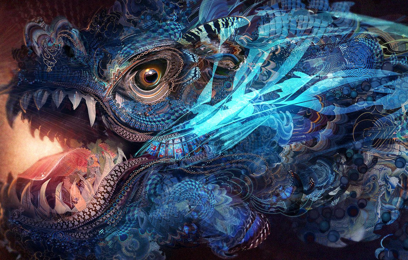 Wallpaper Colors Colorful Abstract Fantasy Texture Dragon
