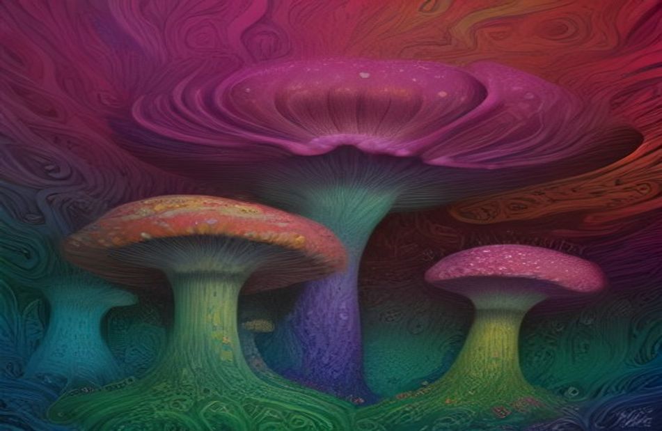 Trippy Shroom Wallpaper