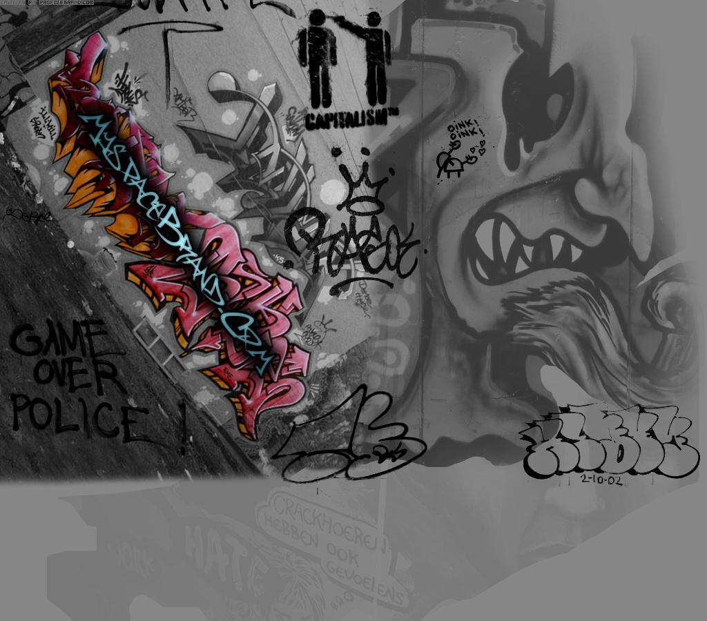 Street Graffiti Gangster Background