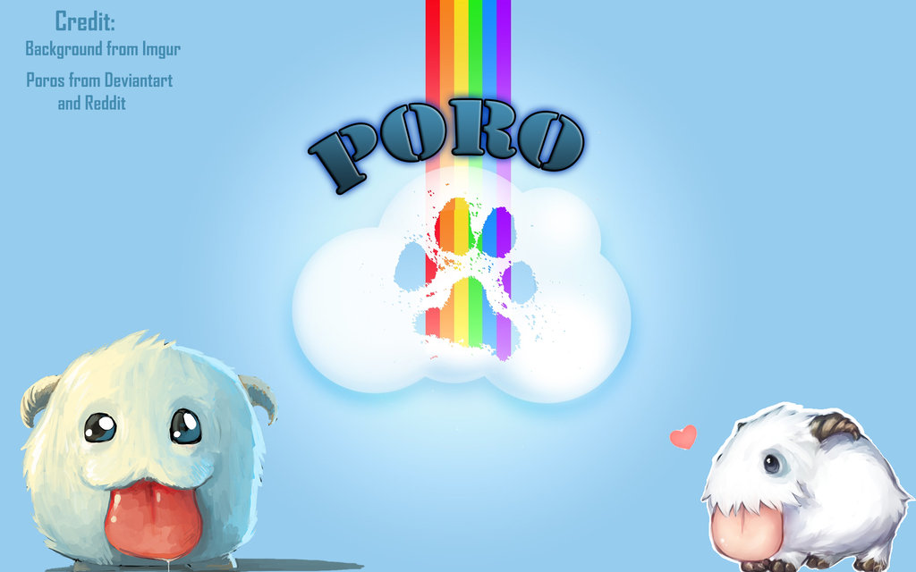 League of Legends Poro Wallpaper by Sinful Sid on