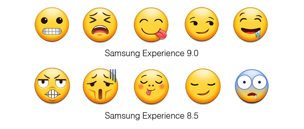 Samsung Experience Emoji Changelog