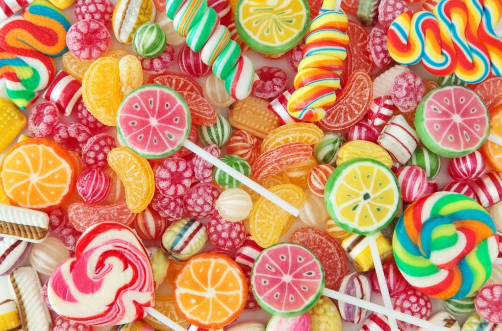 Colorful Fruit Bonbons Jigsaw Puzzle Best Candy Rainbow