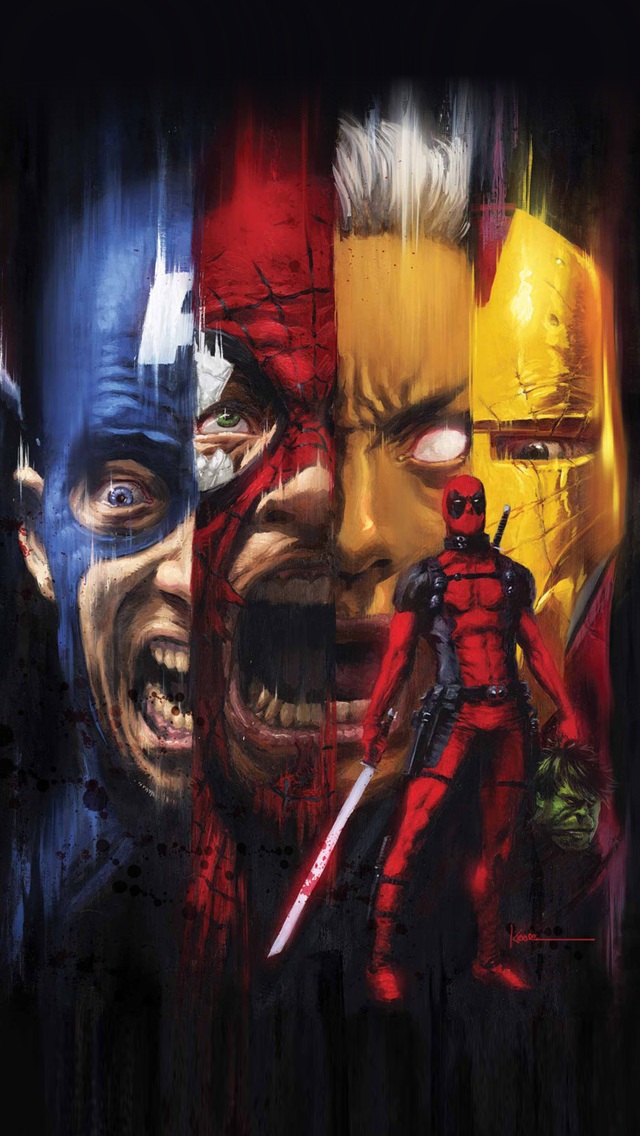 Deadpool Kills the Marvel Universe Best iPhone 5 Wallpapers 576x1024 640x1136