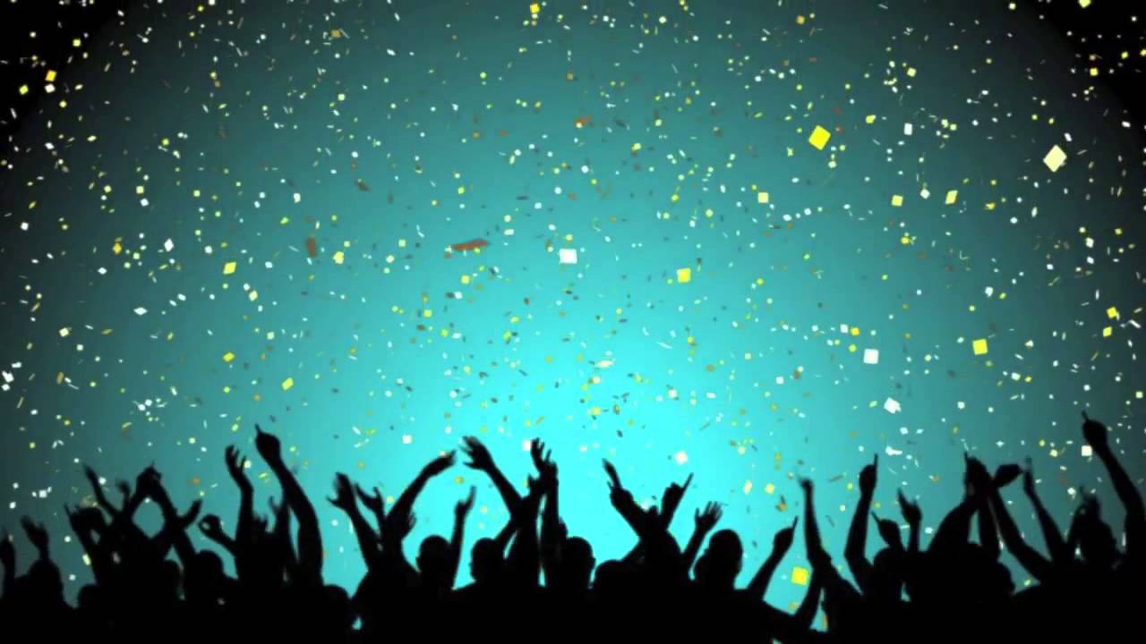 Video Loop Of Party Crowd Motion Background