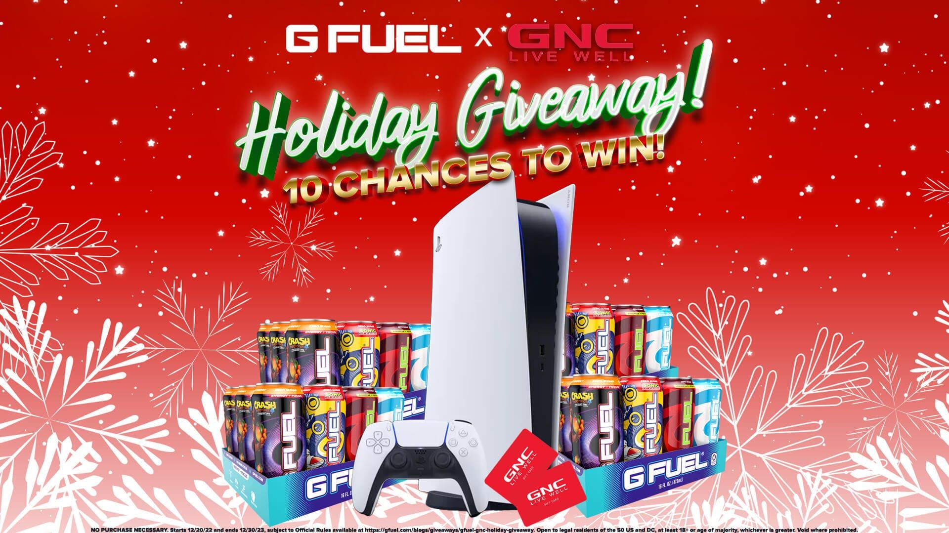 G Fuel X Gnc Holiday Giveaway