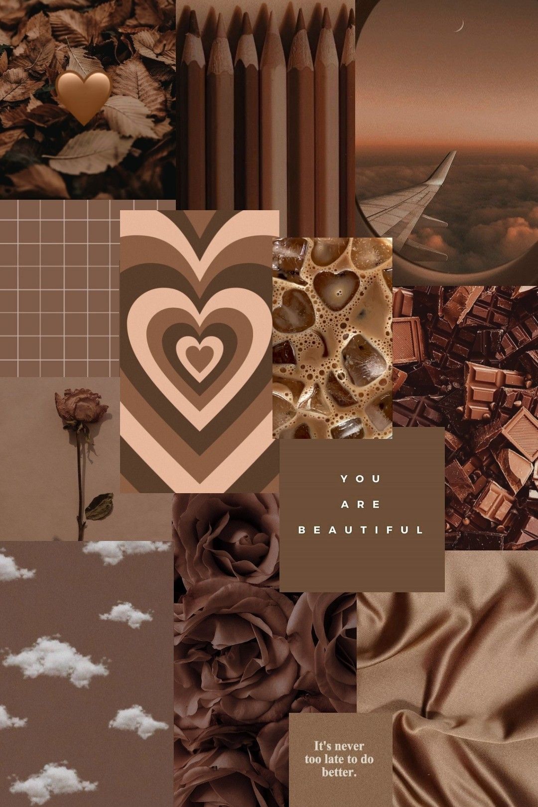 Brown Aesthetic Wallpaper Coffee Pretty Beautiful Lovely Chocolate