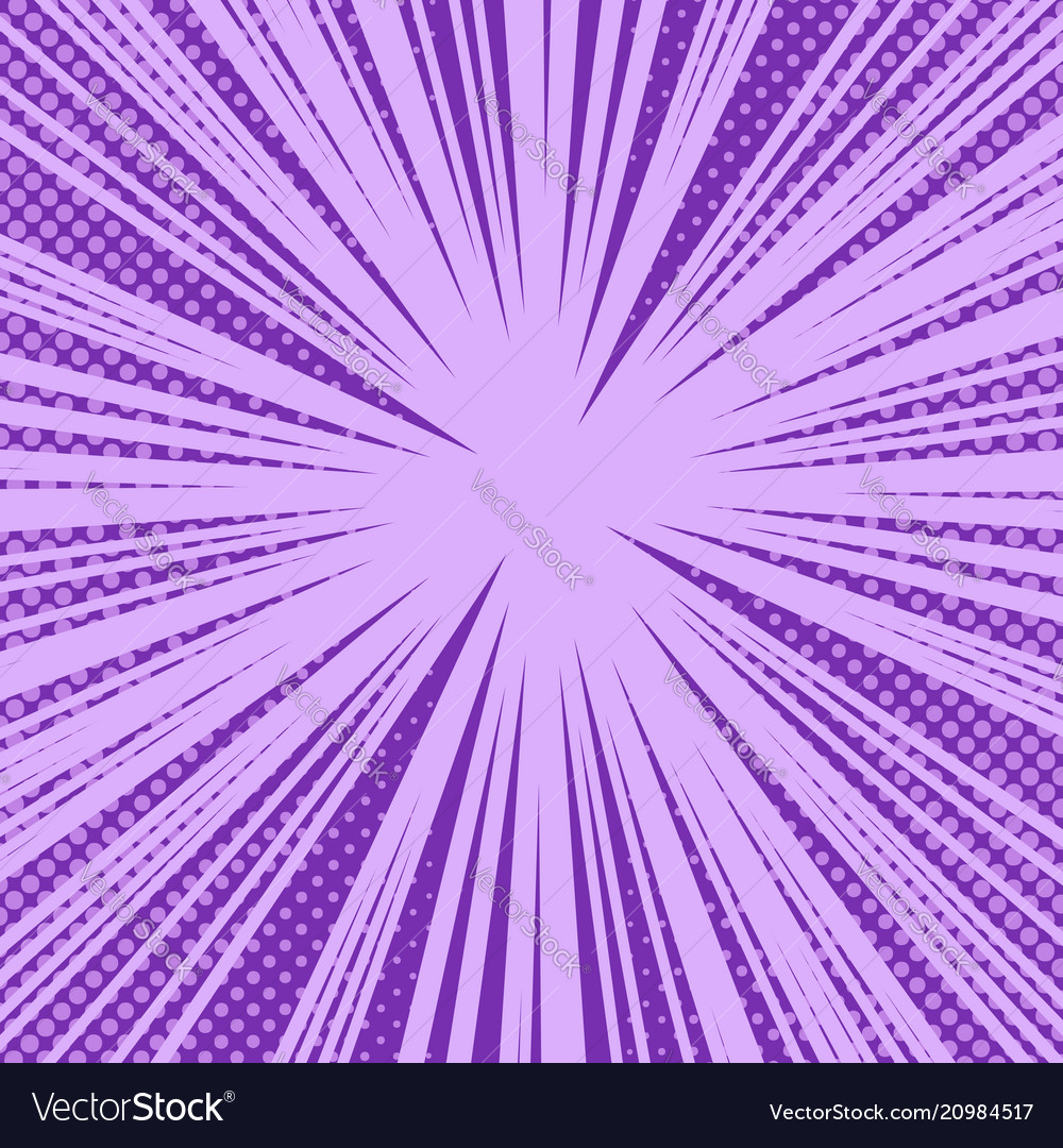 Ic Book Purple Bright Explosive Background Vector Image