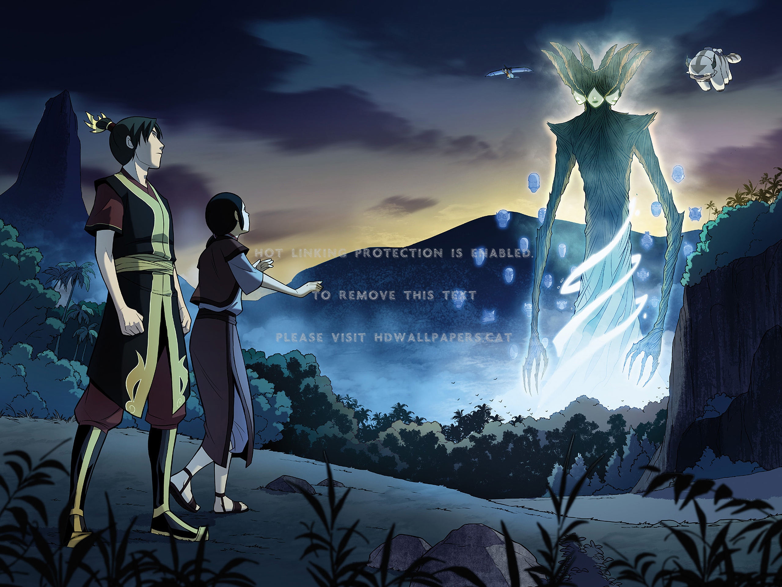 Avatar Aang Zuko Sokka Anime Appa Ursa Momo The Last