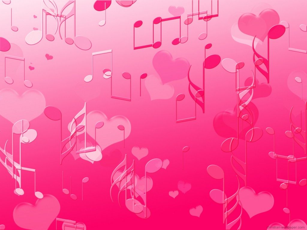 Pink Music Notes Wallpaper HD In Imageci