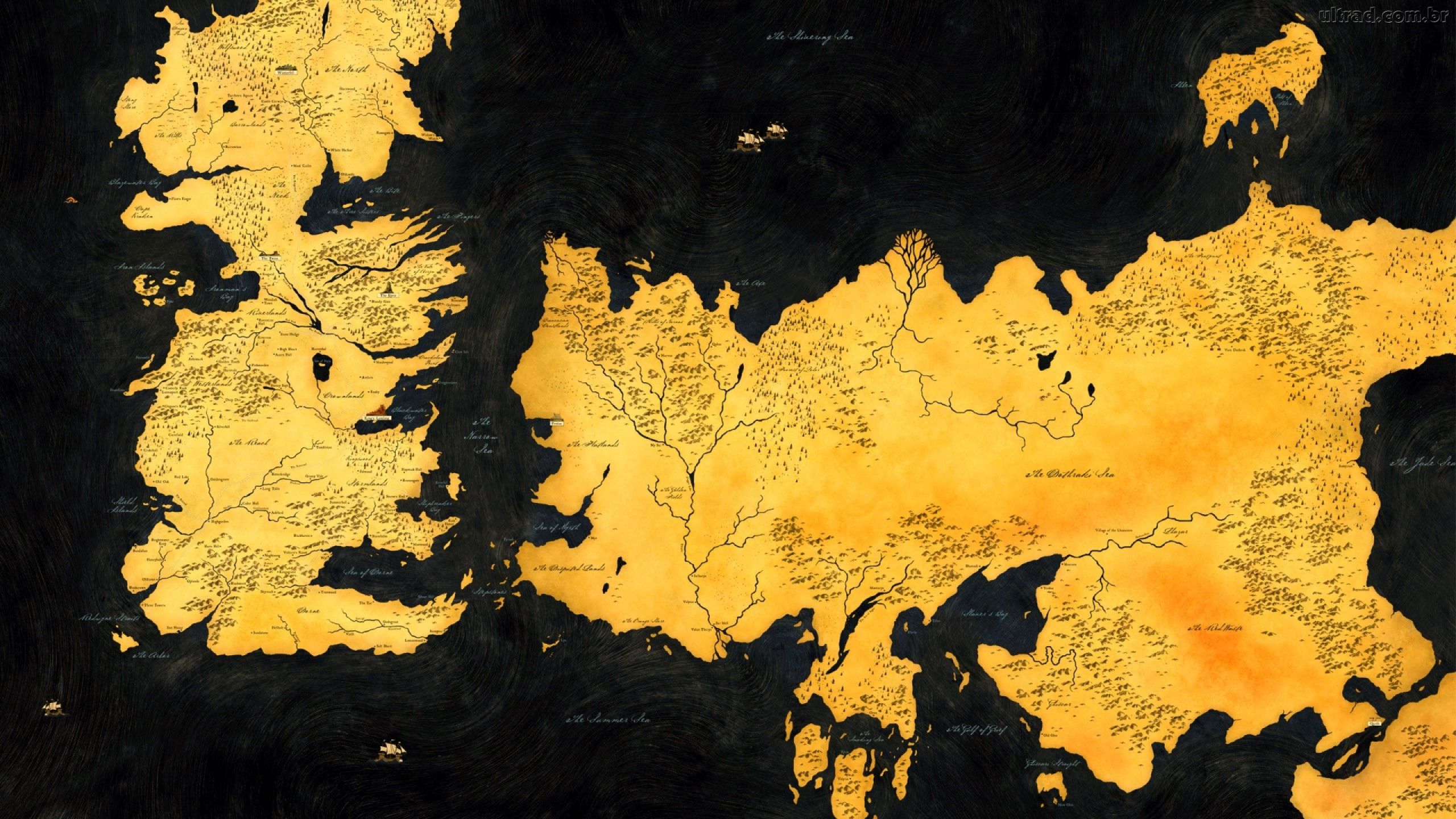 Papel De Parede Game Of Thrones Mapa