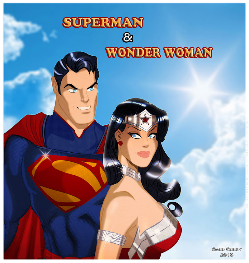 Superman And Wonder Woman The New By Gabecurly