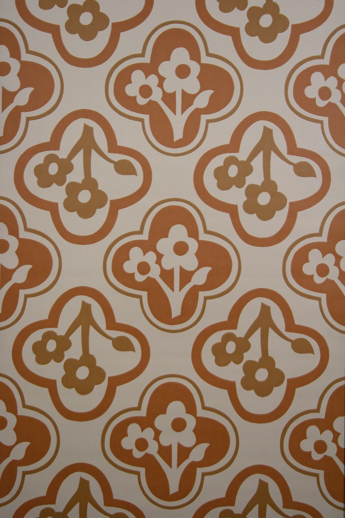 Wallpaper Large Pattern of trefoils